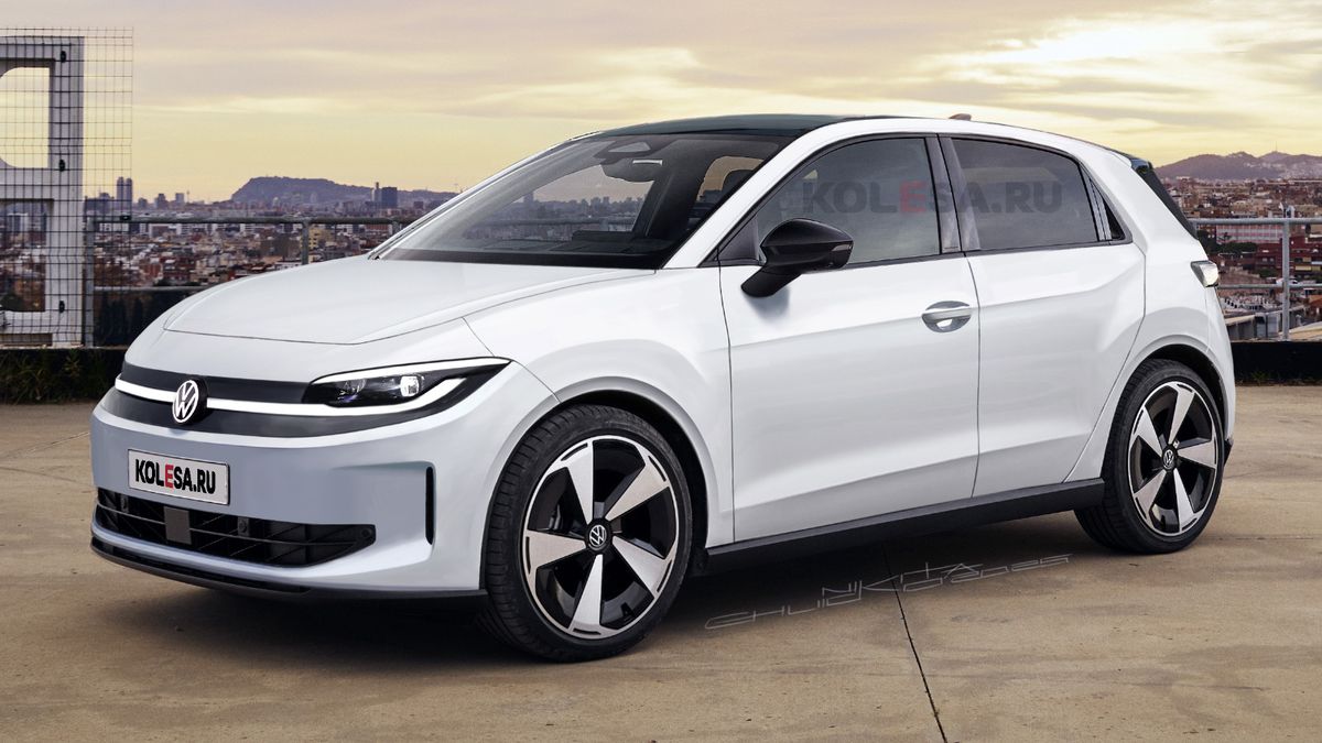 Nuova Volkswagen ID. Polo 2026, un render prova ad anticipare il suo design