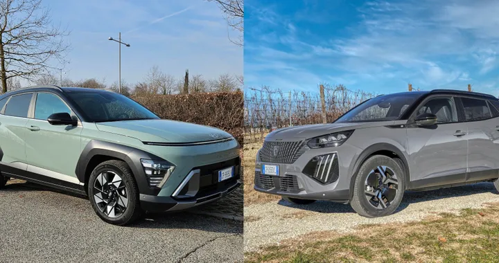 Hyundai Kona vs Peugeot 2008, confronto tra SUV compatti: versioni e prezzi
