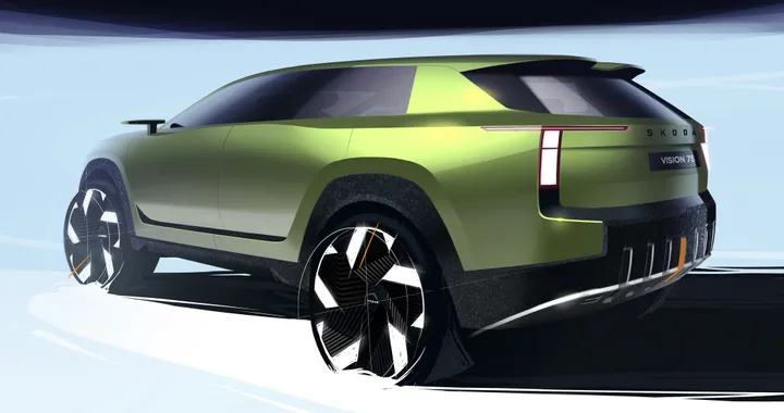 Skoda Vision 7S, nuovi teaser del concept elettrico. Presentazione il 30 agosto