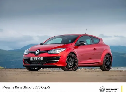 Renault annuncia Megane RS 275 Cup-S e 275 Nav