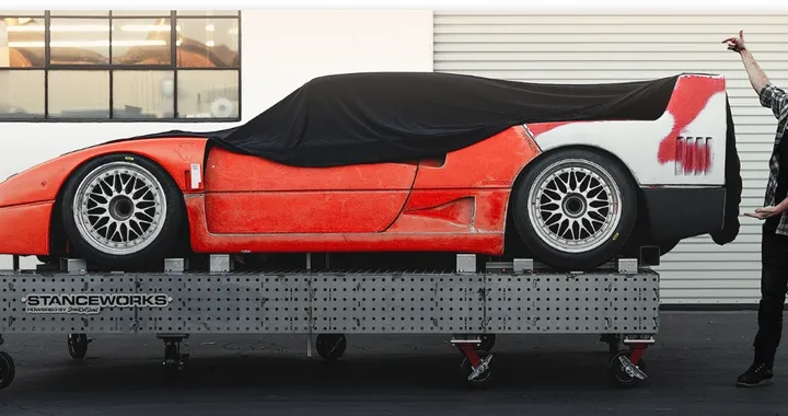 Una Ferrari F40 &quot;fai da te&quot; con motore della 812 Superfast