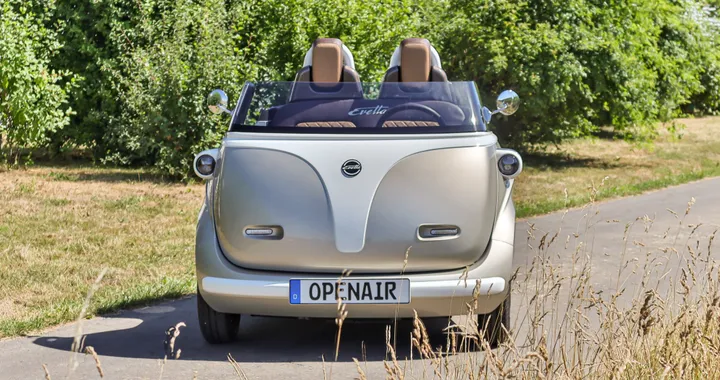 Evetta Openair: la microcar decappottabile elettrica ha 200 km di autonomia