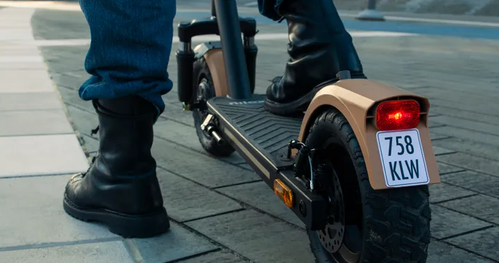 Nilox mette il portatarga al suo monopattino elettrico &quot;off-road&quot;