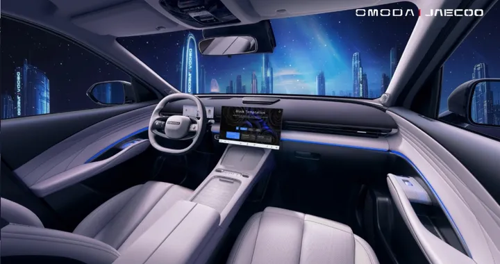 OMODA 7, nuovi dettagli degli interni: tecnologia e comfort