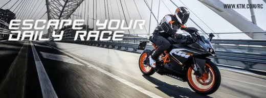 KTM Escape Your Daily Race: il concorso per vincere KTM RC390 e RC125