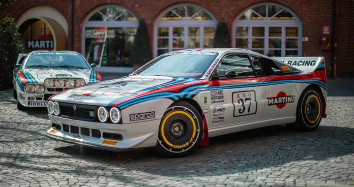 Kimera EVO37 al Rally Costa Smeralda con la livrea Martini Racing