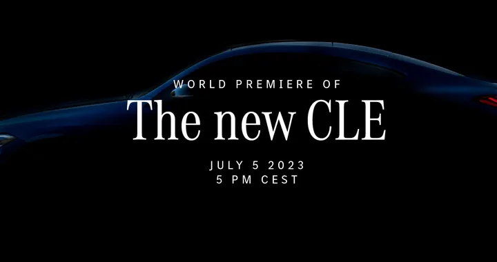 Nuova Mercedes CLE, debutto il 5 luglio. Teaser della Coupé
