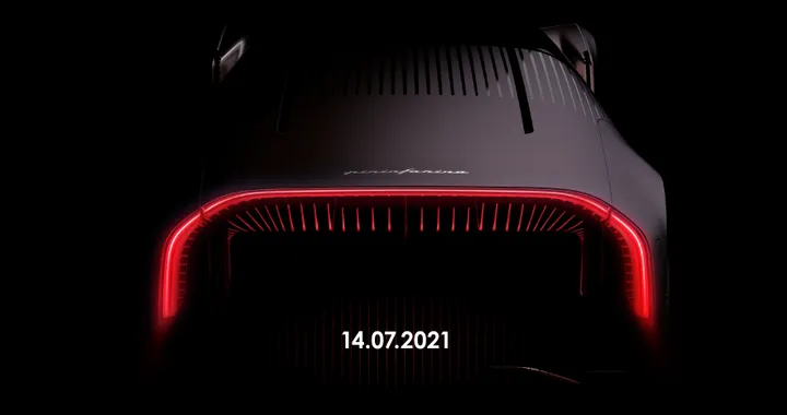 Pininfarina, teaser di una nuova vettura: presentazione il 14 luglio
