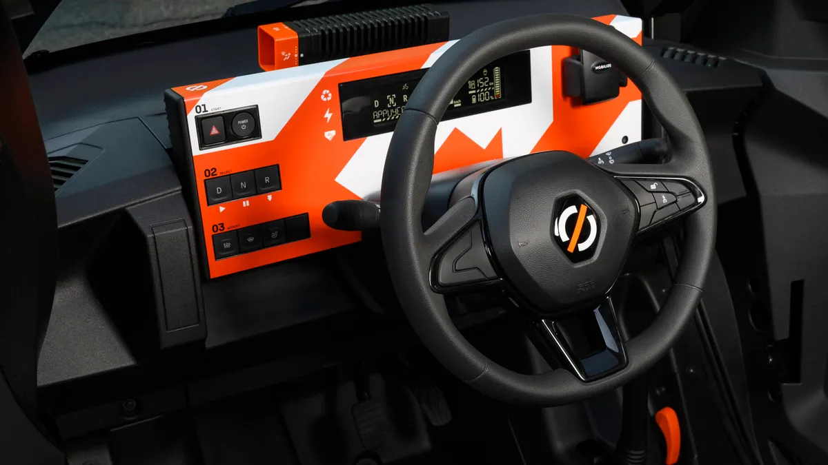 Mobilize Duo, gli interni del quadriciclo elettrico