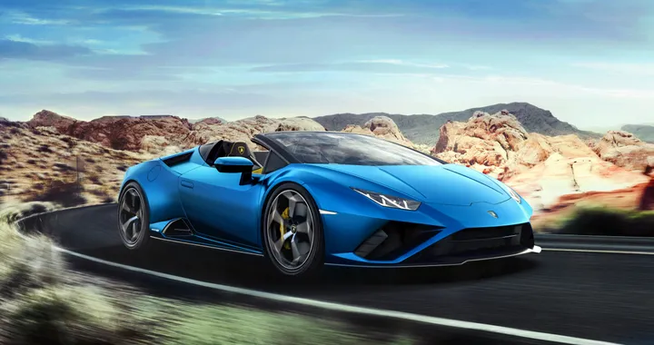 La Lamborghini Huracan diventa un francobollo digitale da collezione