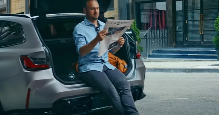 BMW M3 Touring fa una breve apparizione in un video promozionale