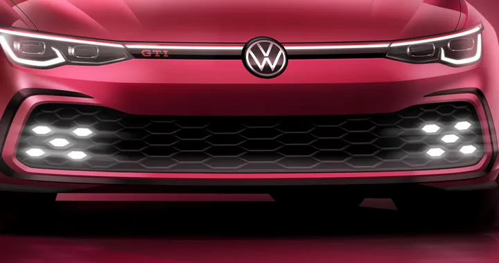 Volkswagen Golf GTI al Salone di Ginevra: prima immagine teaser