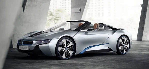 BMW mostra in anteprima la i8, spyder ibrida con consumi da utilitaria (video)