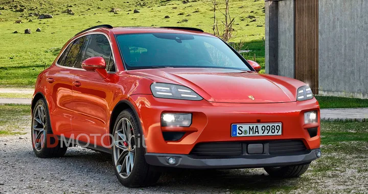 Nuovo render della Porsche Macan elettrica: sarà così?