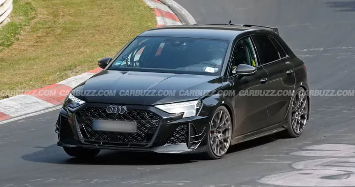 Nuova Audi RS3 GT avvistata al Nurburgring: è lei l'ultimo canto del 5 cilindri?