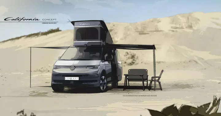 Volkswagen California T7, debutto nel 2024. Foto spia