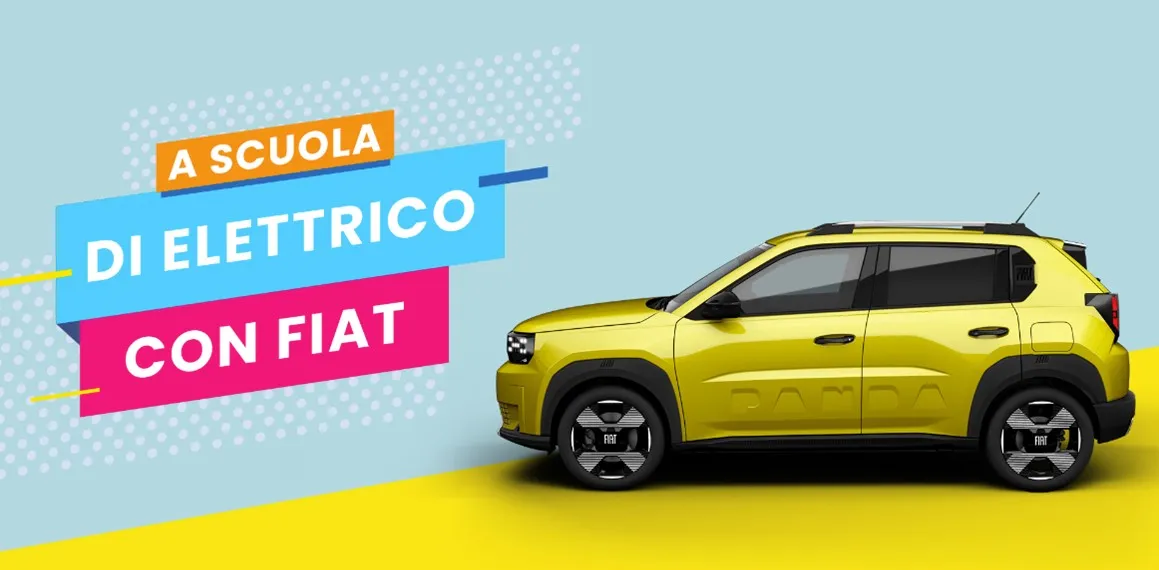 FIAT ci porta a scuola di auto elettriche con la Grande Panda