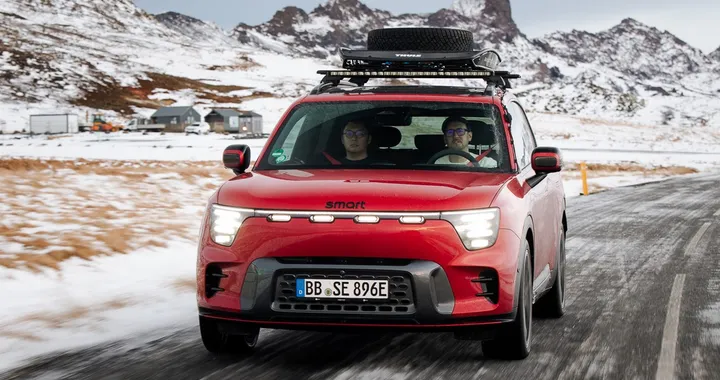 Smart elettriche: test estremi in Islanda su autonomia e ricarica