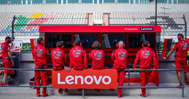 Ducati MotoGP, la tecnologia di Lenovo a servizio delle moto