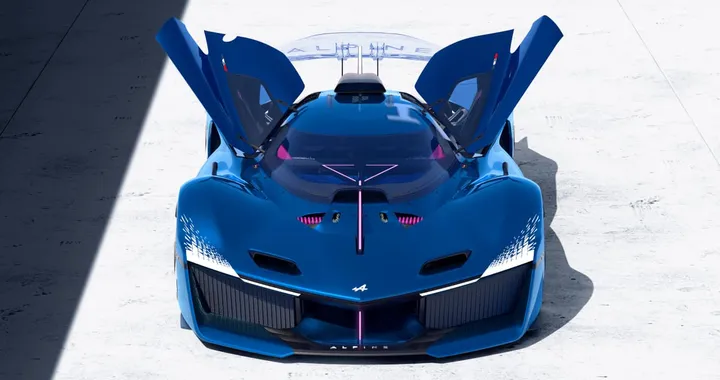 Alpine Alpenglow: hypercar ibrida con V6 e trazione integrale