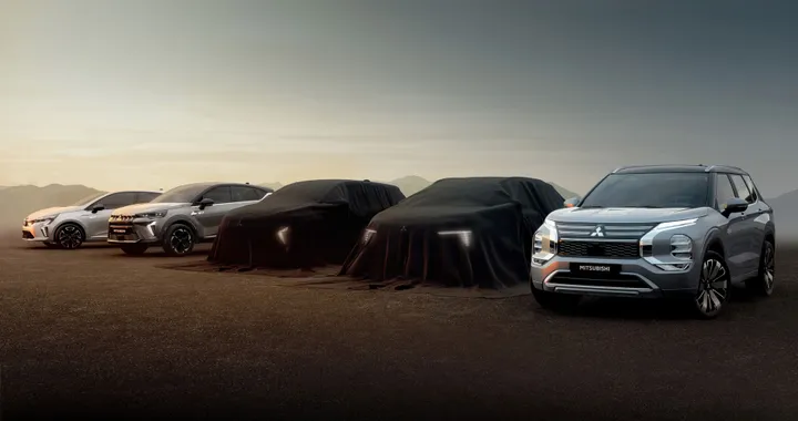Mitsubishi: un nuovo SUV benzina e ibrido costruito da Renault nel 2025