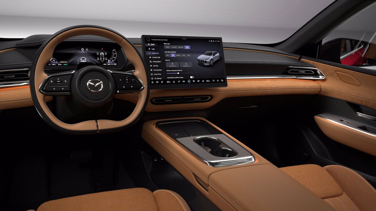 Mazda 6e, interni e tecnologia della nuova berlina elettrica