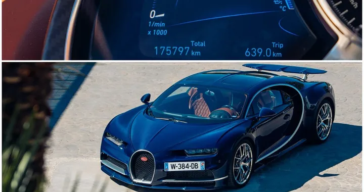 Bugatti Chiron con chilometraggio record, il proprietario la sfrutta come un'utilitaria