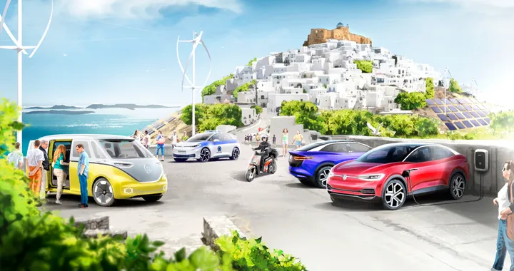 Volkswagen-Grecia: l’isola di Stampalia modello per la mobilità sostenibile