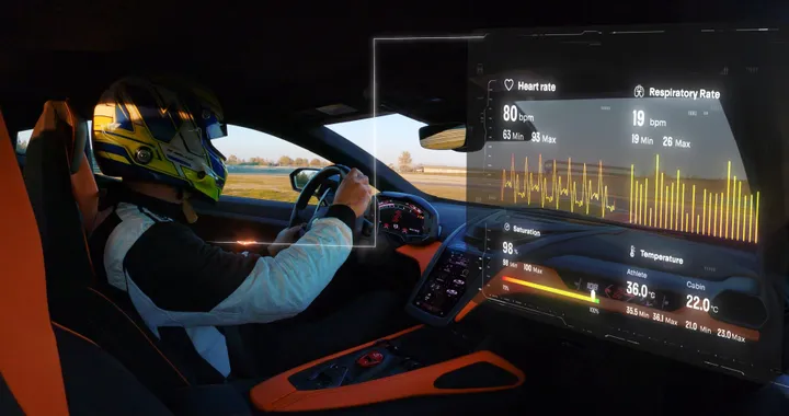 CES 2024: Lamborghini svela Telemetry X concept per migliorare la guida in pista