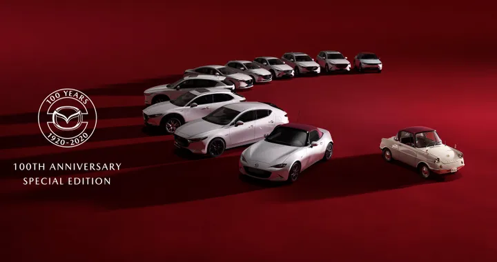 Mazda, parte la commercializzazione della serie speciale 100th Anniversary