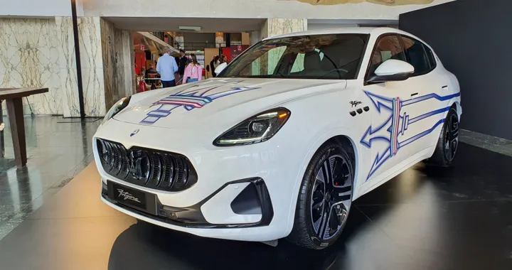 Maserati Grecale Folgore vista dal vivo all'E-Prix di Roma
