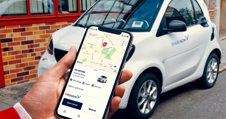 Free Now, presto si potranno prenotare le auto di Share Now