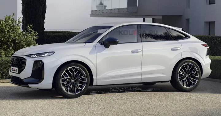 Nuova Audi Q3 Sportback, un render si immagina così le forme del SUV Coupé