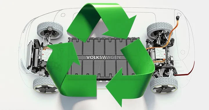 Volkswagen: riciclare le batterie delle auto elettriche fino al 97%, i piani per il futuro