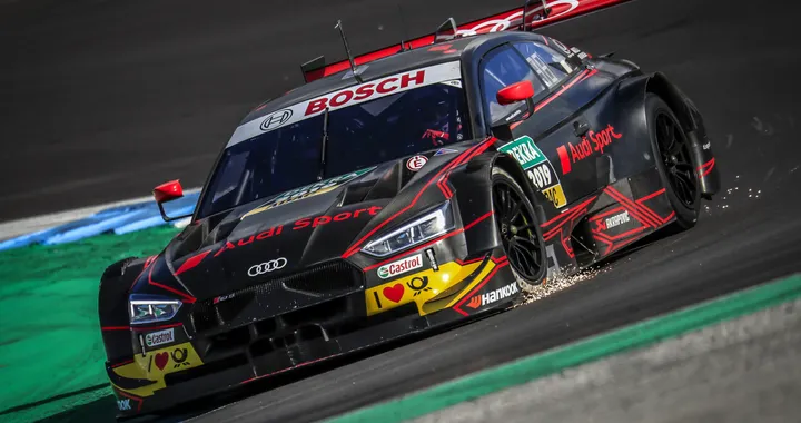 Audi RS 5 DTM 2019, primi chilometri col quattro cilindri turbo