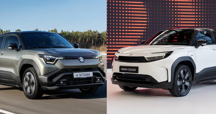 Suzuki e Vitara vs Toyota Urban Cruiser, confronto tra gemelle elettriche. Caratteristiche e motori