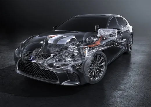 Lexus LS 500h: i dettagli del Multi Stage Hybrid System