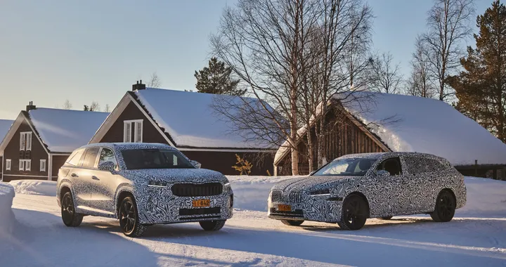 Nuove Skoda Kodiaq e Superb completano i test al Circolo Polare Artico