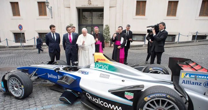 Formula E Roma: arriva la benedizione di Papa Francesco