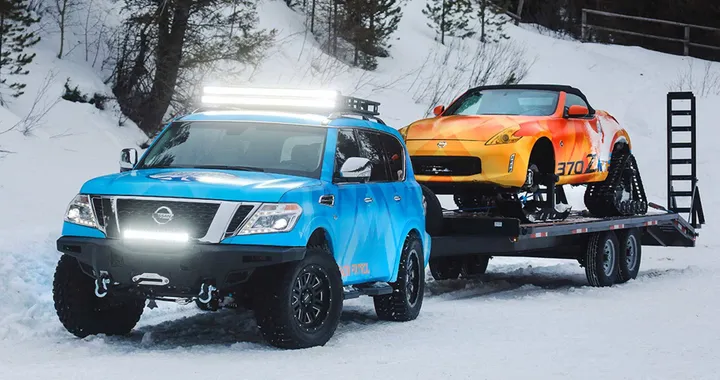 Nissan Armada Snow Patrol e 370Zki: a prova d'inverno