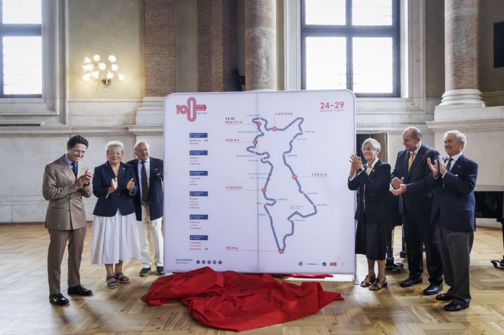 Anteprima: 1000 Miglia 2027: svelato il percorso dell’edizione del centenario