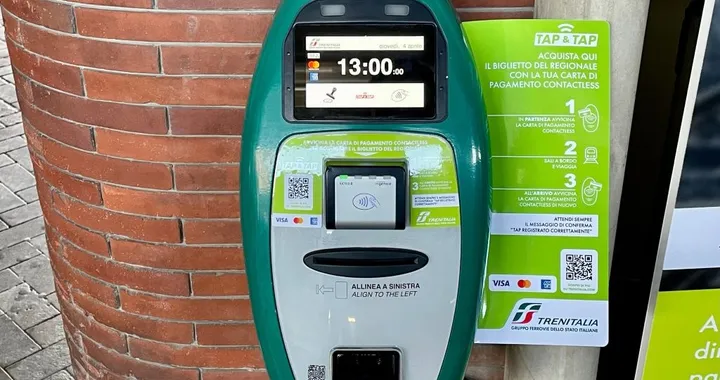 Tap&amp;Tap di Trenitalia: i biglietti si acquistano dalle validatrici