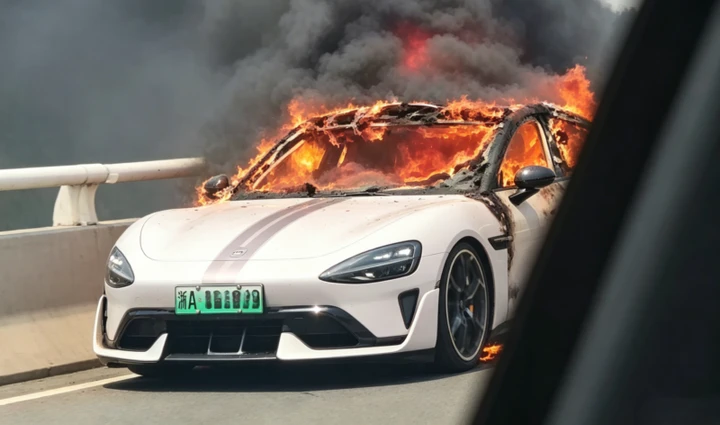 Una Xiaomi SU7 Ultra va a fuoco, ma la causa non è la batteria
