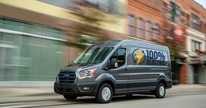 Ford E-Transit, nuovo furgone elettrico con autonomia sino a 350 Km