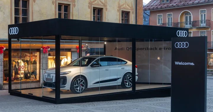 A Cortina d’Ampezzo debutta la nuova Audi Q6 Sportback e-tron
