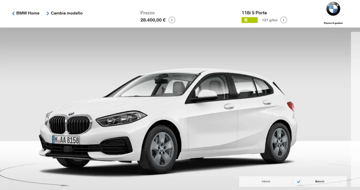 Nuova BMW Serie 1: prezzi e configuratore per l'Italia
