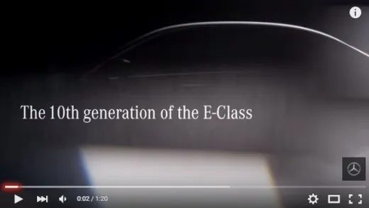 Mercedes Classe E: la versione 2017 in video
