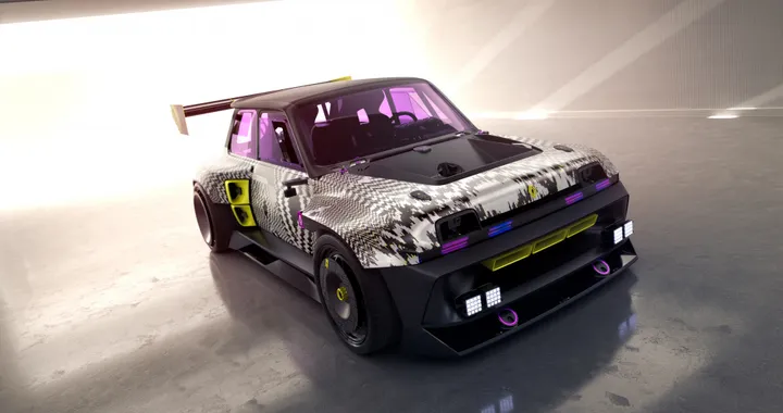 R5 TURBO 3E, una show-car elettrica nata per il drifting