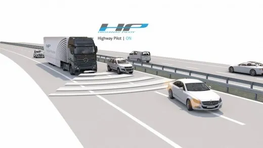 Mercedes Actros: il camion a guida autonoma