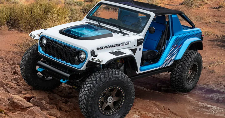 Jeep Wrangler Magneto 3.0, il concept del fuoristrada elettrico continua ad evolvere